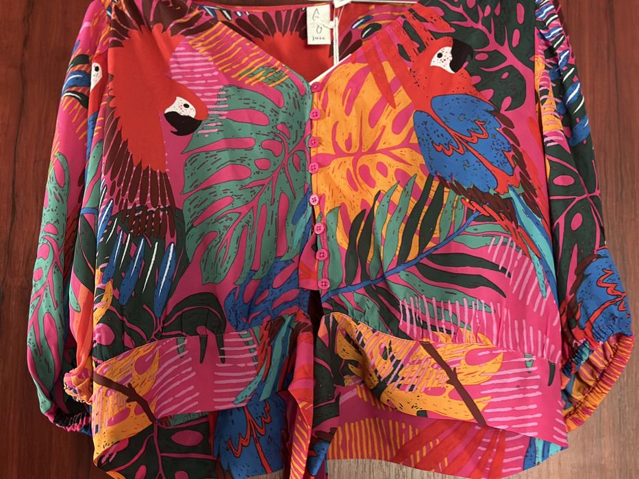 Bluza cropped de vara, noua, Joie, L