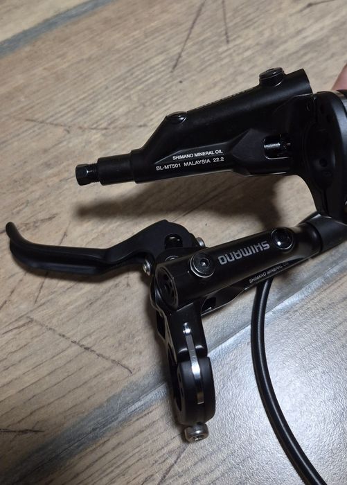 Set frâne hidraulice Shimano MT501 + MT500 NOU