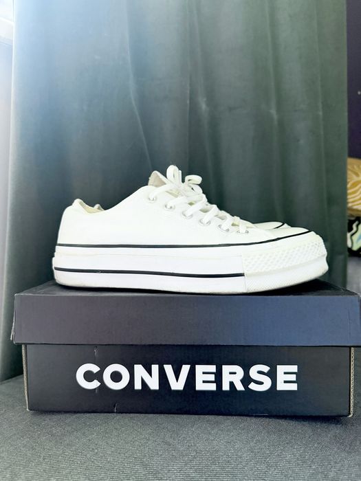 Дамски Converse Cats Lift бели - 37.5