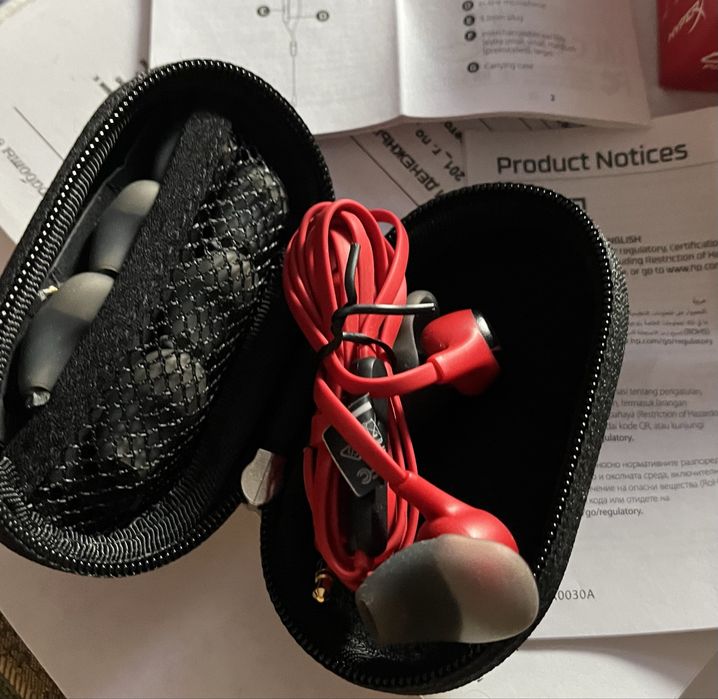 Наушники HyperX Cloud EarBuds 2 красный