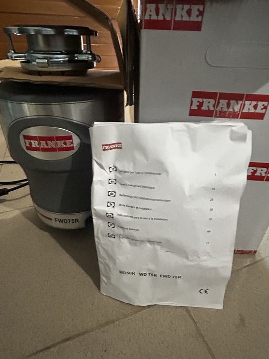 Tocator chiuveta resturi alimentare Franke