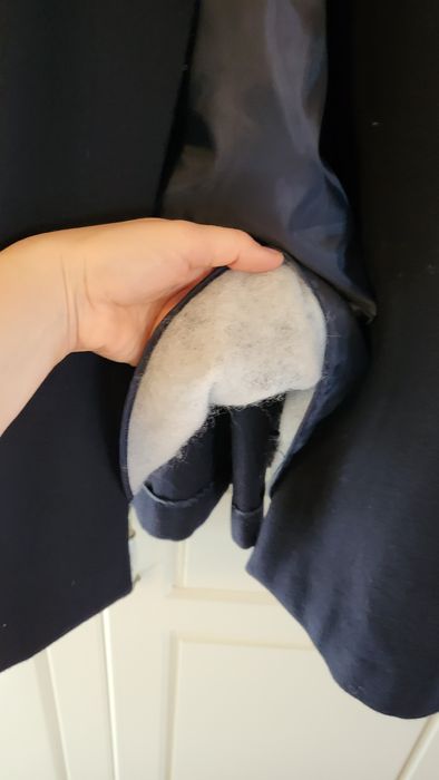 Palton lana, toamna- iarna, fete 158 cm-164 cm, bleumarin