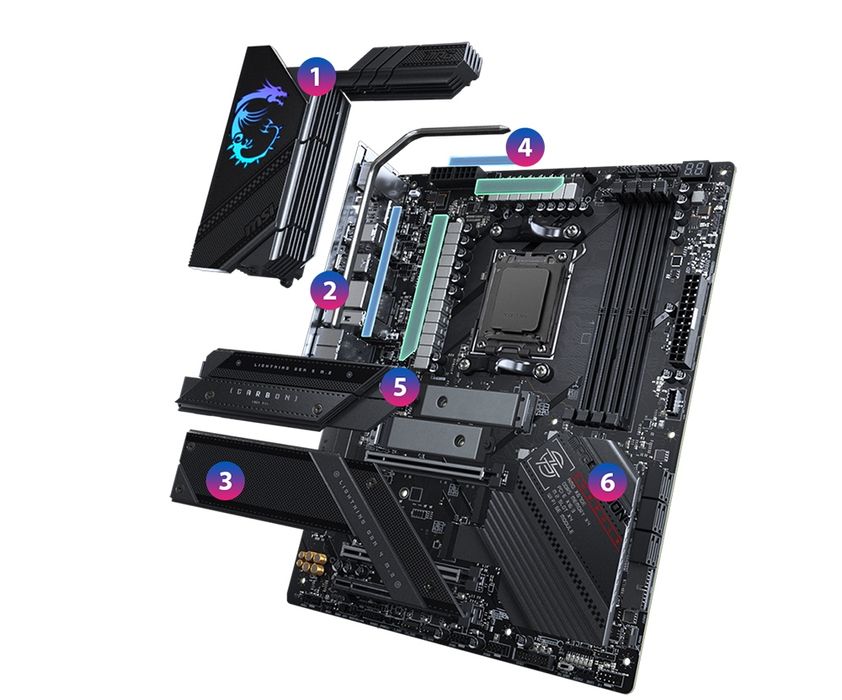MSI X670e Carbon