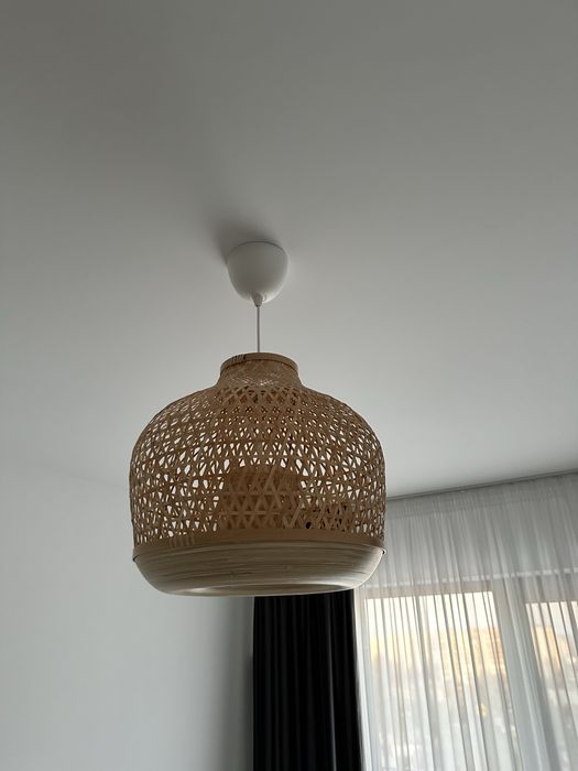 Lustră bambus / ratan stil boho – design modern