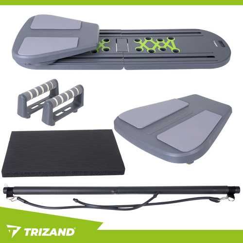 Многофункционална дъска с дръжки за пилатес, стречинг и йога