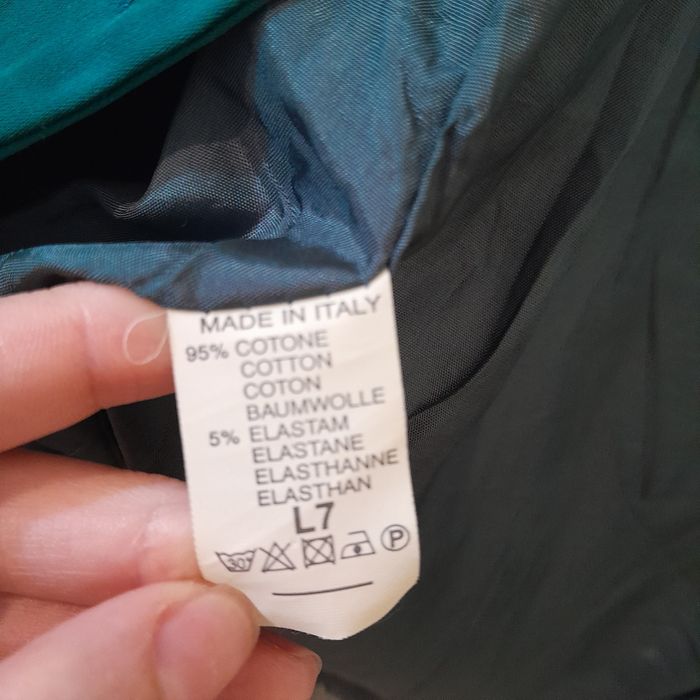 Sacou, verde petrol.