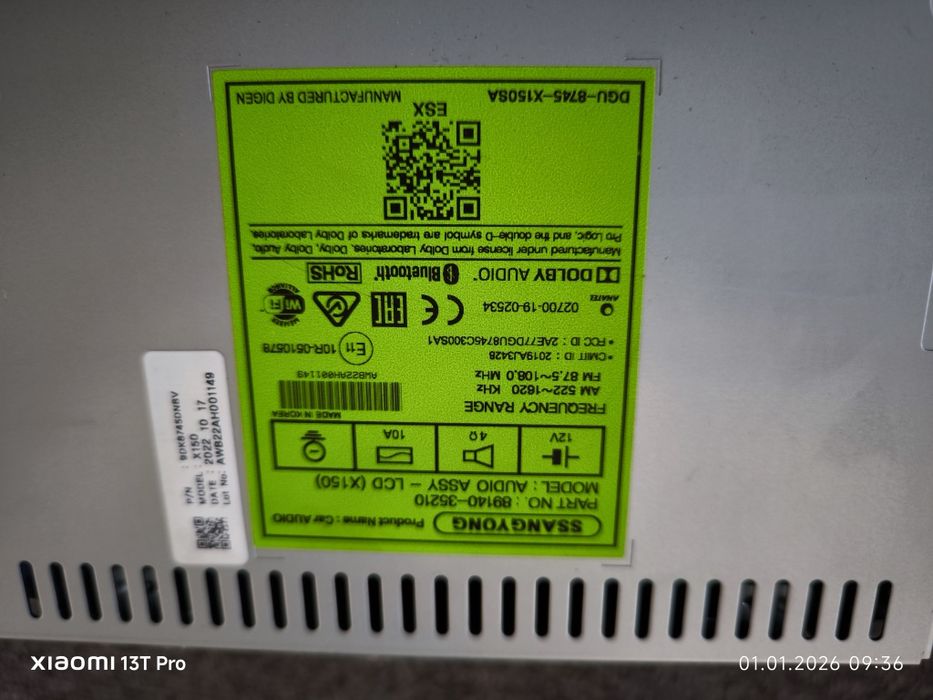 GPS navigatie multimedia carplay Android originala Ssangyoung Tivoli