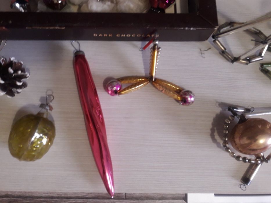 Игрушки ёлочные,СССР,50х гг и ранее