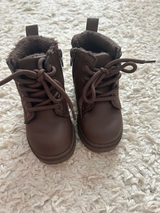 Ghete copii maro unisex stare foarte buna