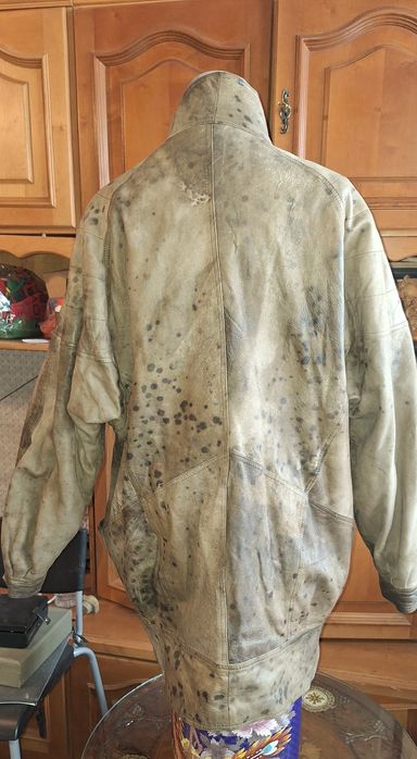 Geaca vintage piele naturala L