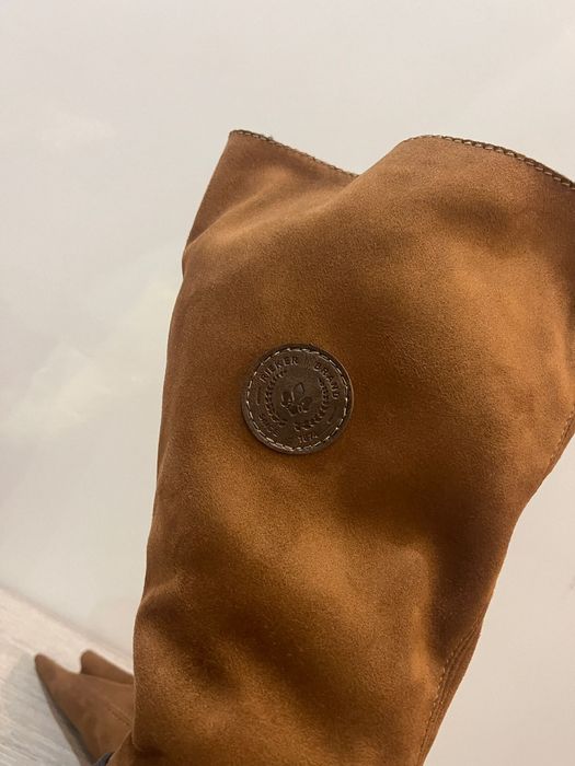 Vand cizme piele intoarsa Rieker, marime 38