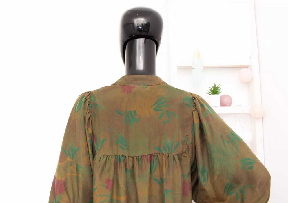 Zadig&Voltaire оригинална дамска рокля флорална 100% коприна S