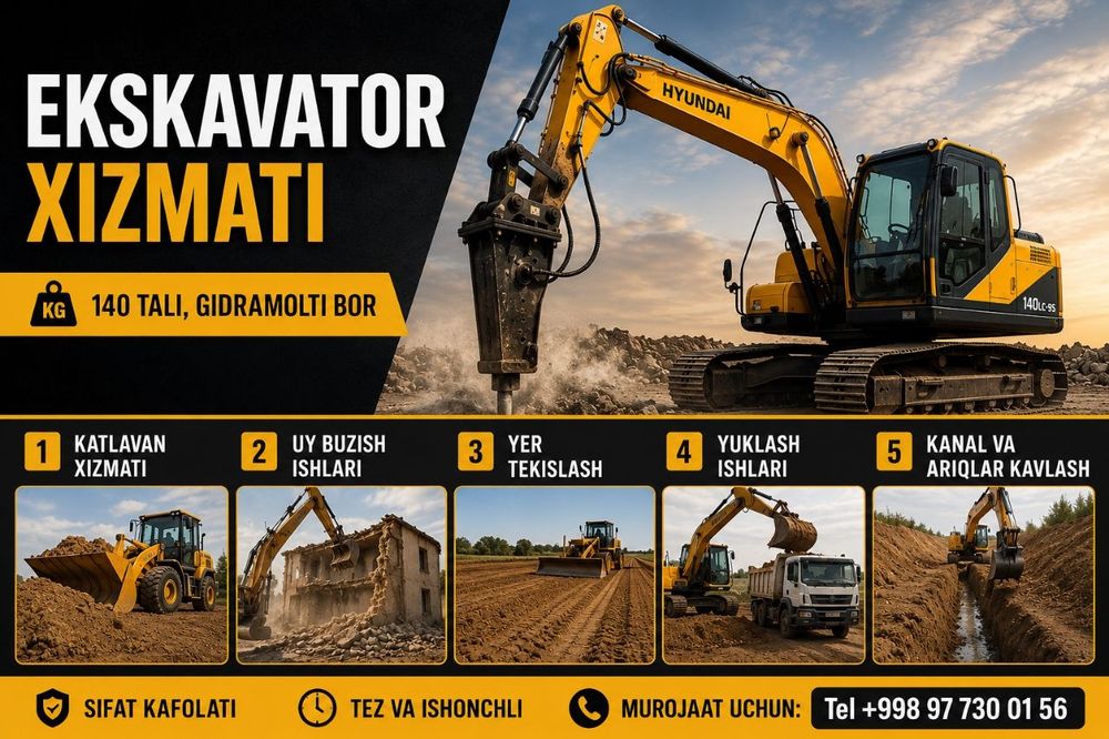 Ekskavator hizmati