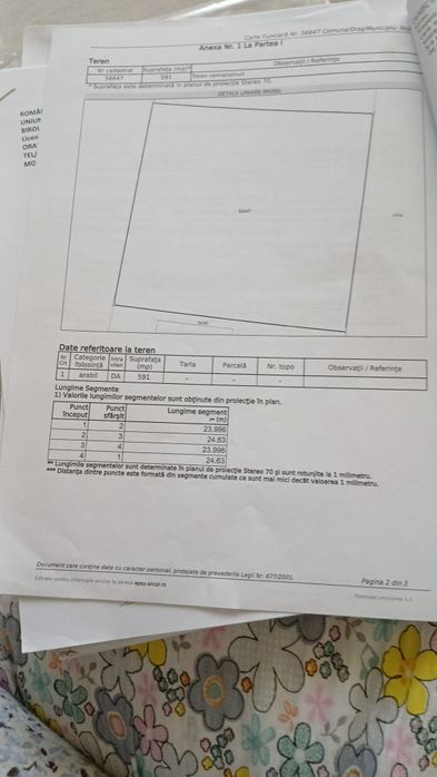 Teren intravilan Les , 591 MP