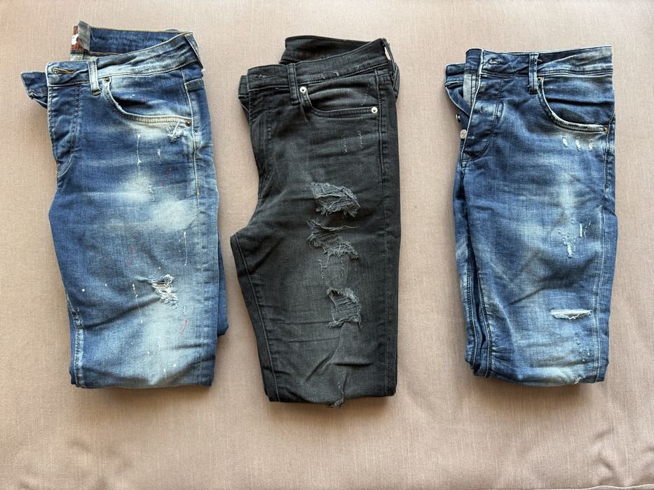 Продавам почти неупотребявани мъжки дънки