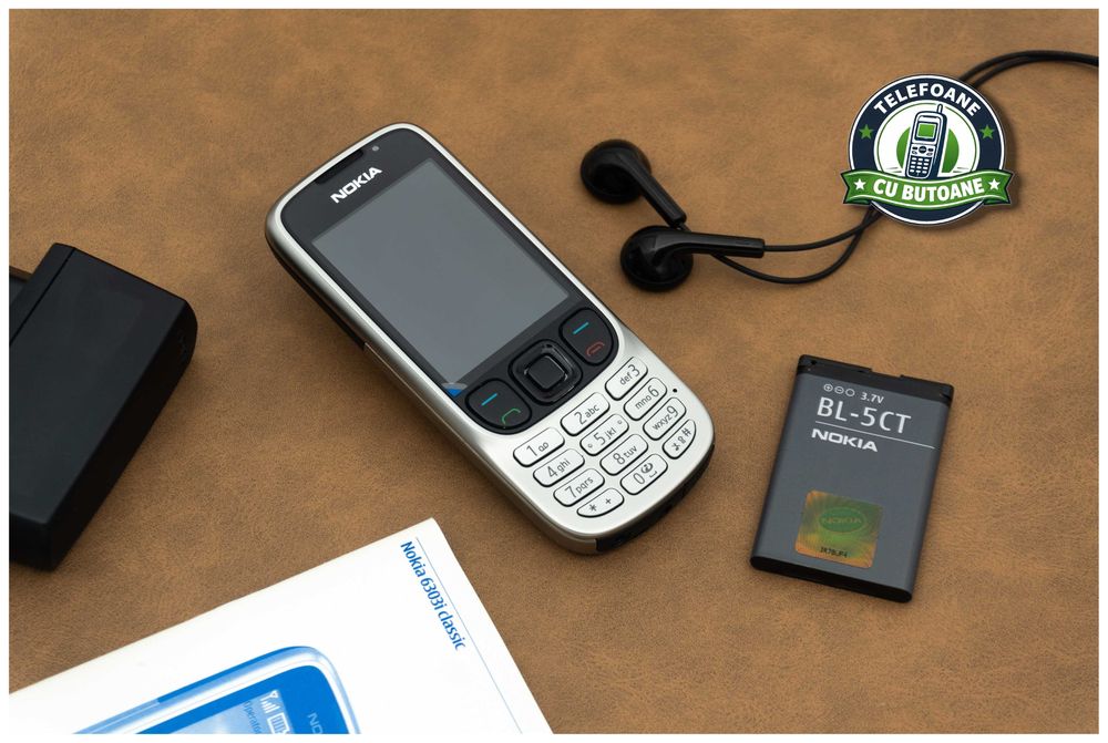 Nokia 6303 la cutie - Telefon cu butoane - Nokia classic