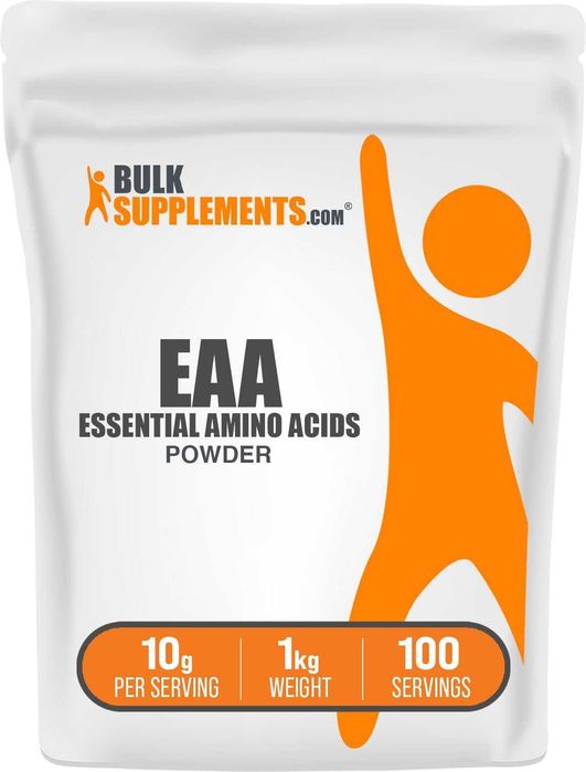 EAA аминокислоты BulkSupplements [1 кг] для мышц и восстановления