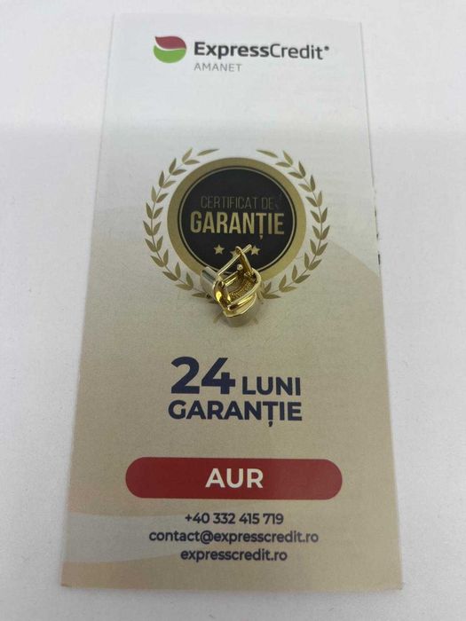 Cercei 14k 4.02g ( Galata B8010.2 ) Garantie 2 ani!