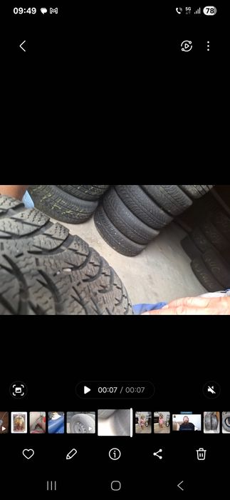 Anvelope vară  și anvelope iarna cu jante de tablă