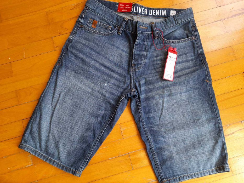 Мъжки дънкови 3/4 панталони S.Oliver