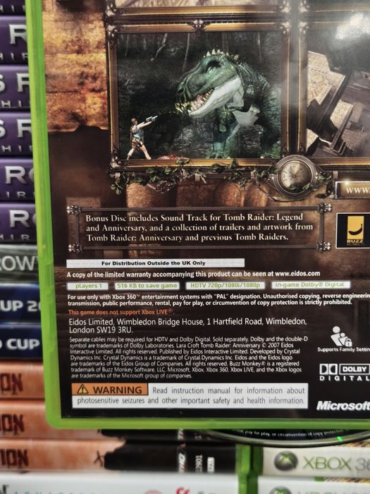 Joc/jocuri Lara Croft Tomb Raider Anniversary Xbox360/Xbox One origina