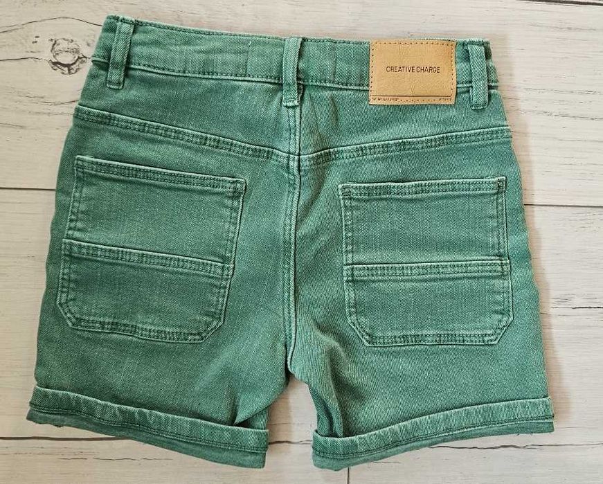 Зелени къси дънкови панталони Zara за момче, 104 р-р