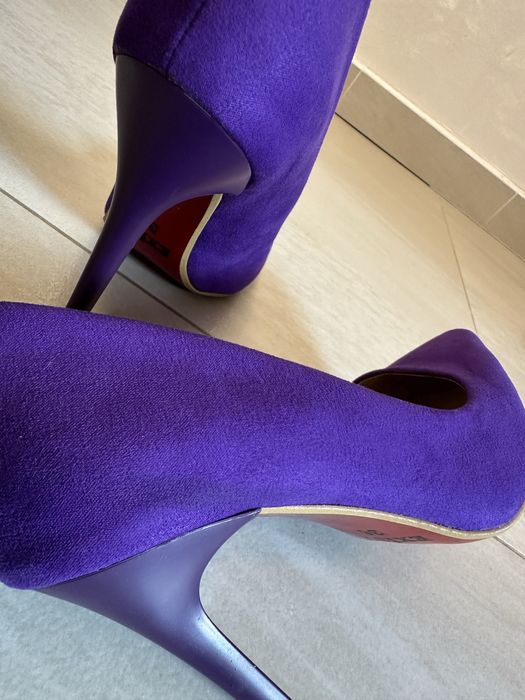 Pantofi stiletto mov