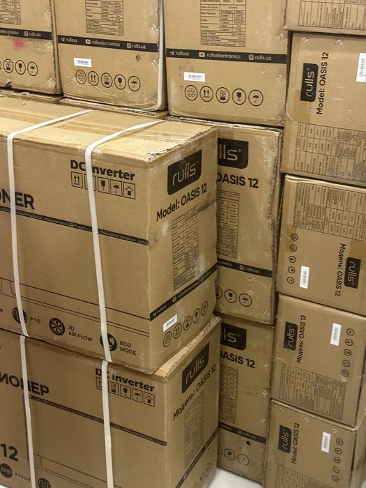 Кондиционер Rulls 12/18/24 DC inverter + TEN доставка установка есть