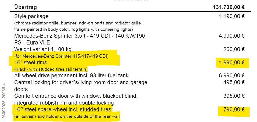 5 x Jante Mercedes Sprinter cu anvelope BF GOODRICH LT245/75 R16