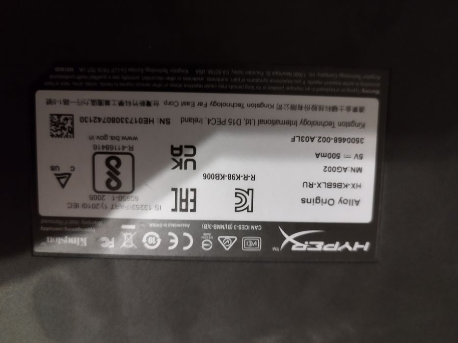 Клавиатура Hyper x origins 100%