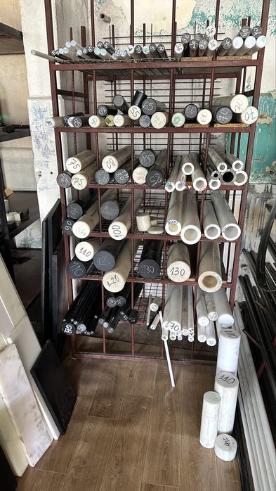 Полиамид, Полиацетал, Полиетилен пръти и плочи