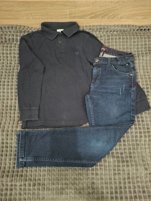 Детски дънки и блуза