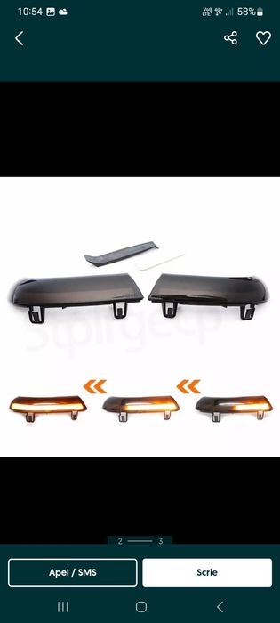 semnalizari secventiale  led  pentru VW Golf 5, Passat B6