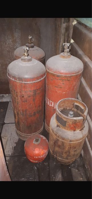 Газовые баллоны разных размеров