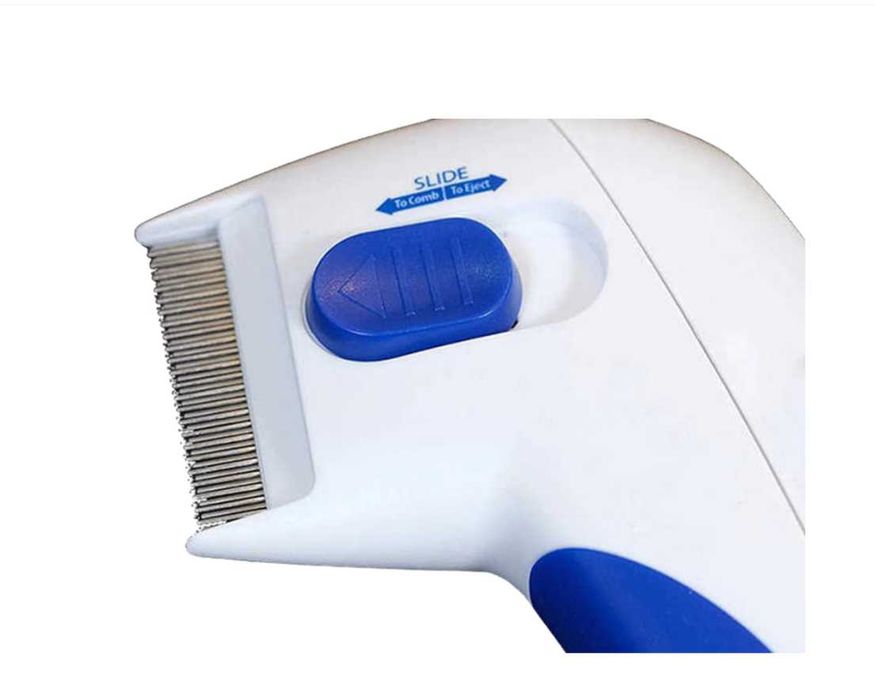 Pieptene electric antiparazitar dens pentru caini si pisici