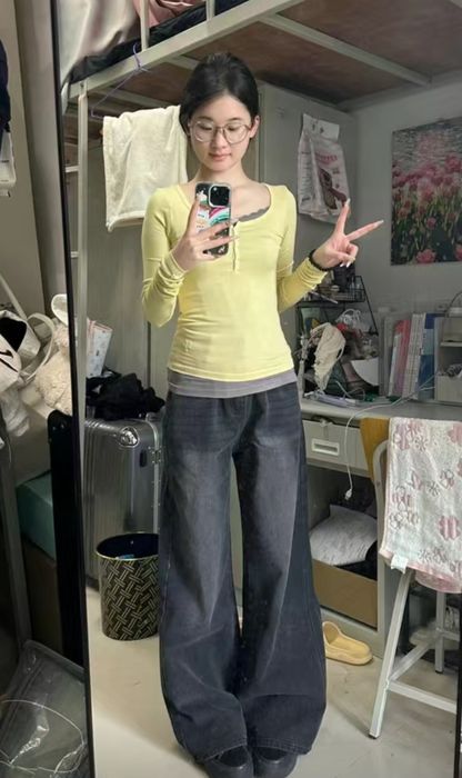 джинсы клёш y2k.