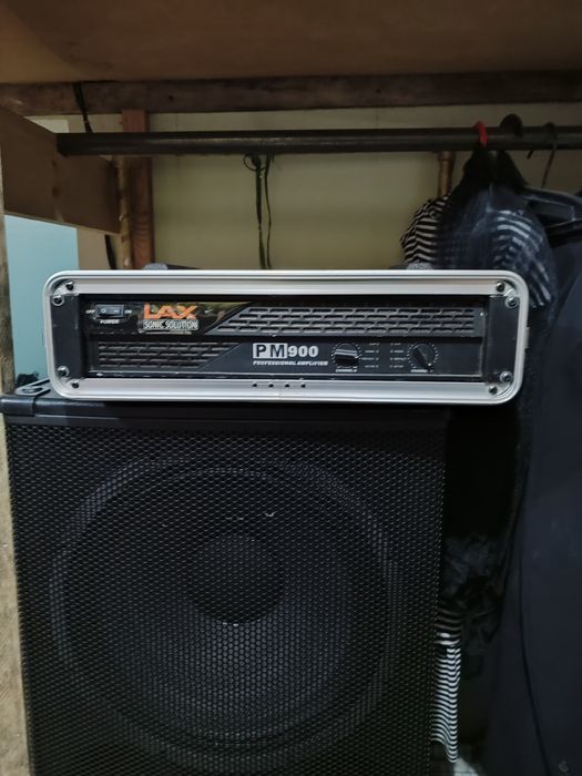 Усилитель звука LAX PM900 для пассивной акустики 900Вт, в хорошем сост