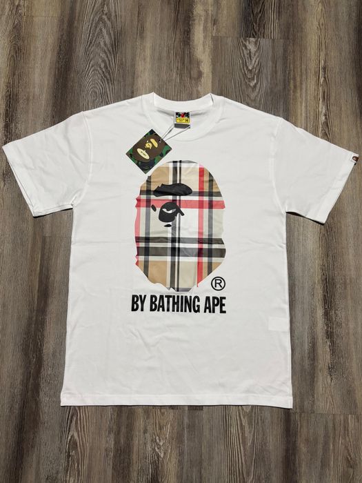 Tricou burberry bape si chrome hearts bape