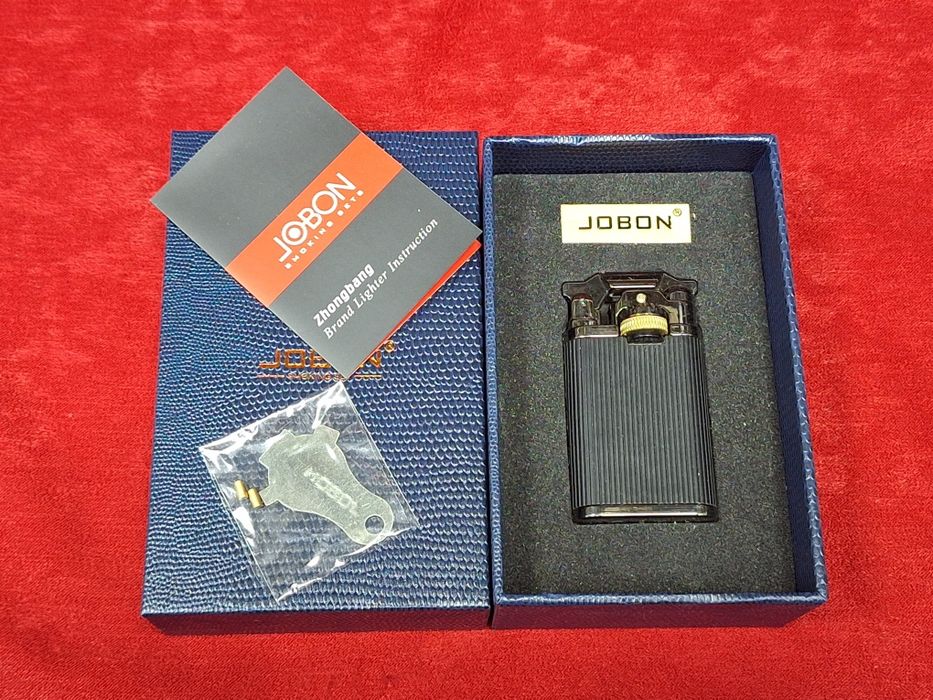 Луксозна запалка Jobon с джет-пламък (Три цвята)