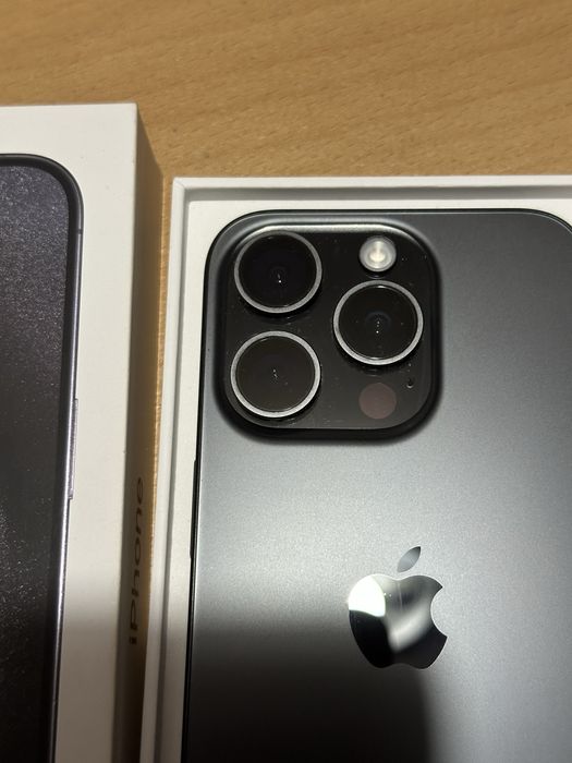 КАТО НОВ! iPhone 15 Pro - 1 TB - Black Titanium