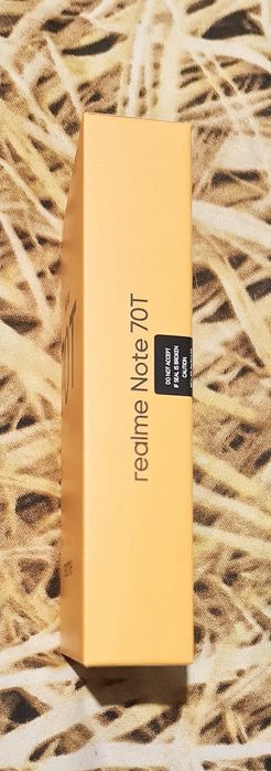 Запечатан телефон Realme 70T Notе-чисто НОВ!Златист-идеалния подарък!