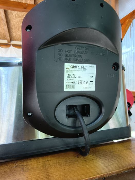 Fripteuza Clatronic gri 2000w 4l
