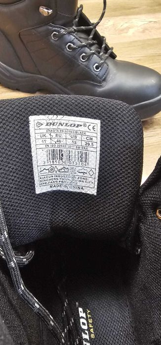 Bocanci de protecție Dunlop Dakota SB, mărimea 46 (29.5 cm)