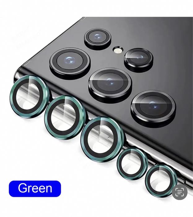 Samsung S22/S23/S24/S25/S26/PLUS/ULTRA Folie Camera Circulara Metal Sticla