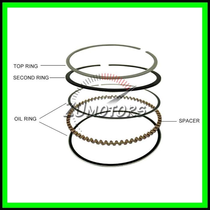 Segmenti Atv LINHAI 300 275 260 - Piston 72.5MM