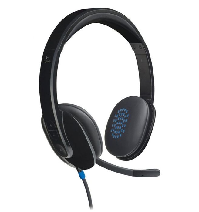 Слушалки Logitech (H540, black), оригин. опаковка подходящи за подарък
