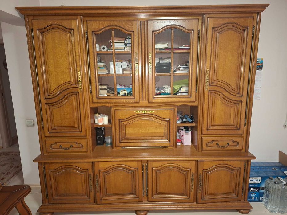 Set mobilier lemn de stejar sufragerie