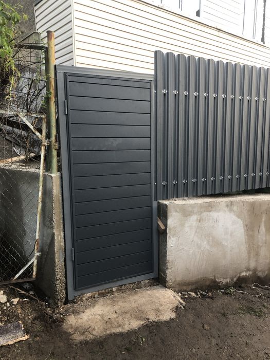 Заборы откатные ворота