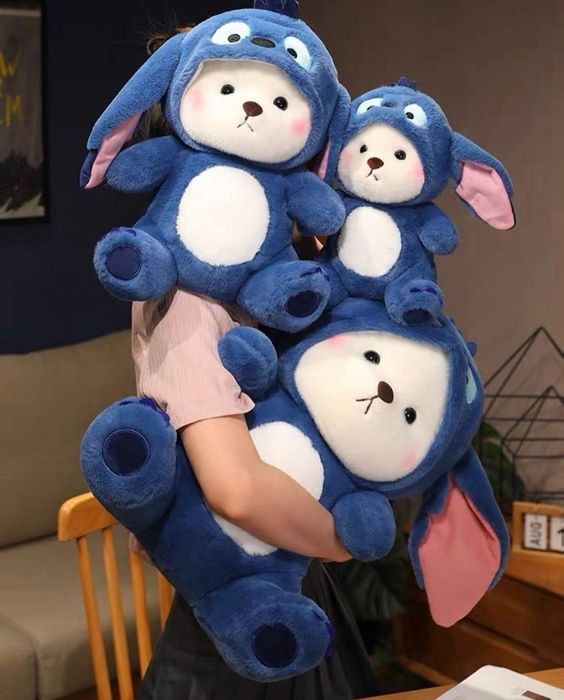 Мягкая игрушка Стич С пледом