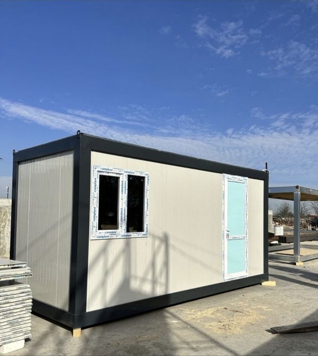 Vand containere modulare container modular santier birou vitrina grup sanitar cafenea la pret bun